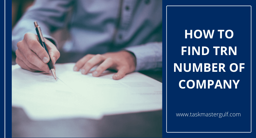 How To Find TRN Number of Company TRN Number